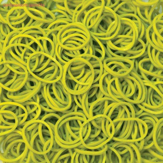 RAINBOW LOOM gumičky ZELENÁ olivová