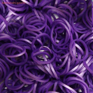 RAINBOW LOOM gumičky FIALOVÉ METALICKÉ