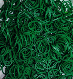 RAINBOW LOOM gumičky ZELENÉ tmavé